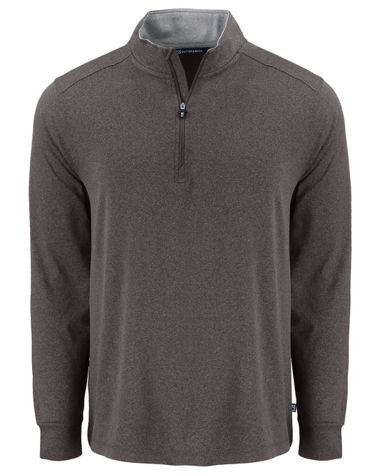 Cutter & Buck Forge Recycled Four-Way Stretch Mens Big & Tall Quarter Zip Pullover Big & Tall