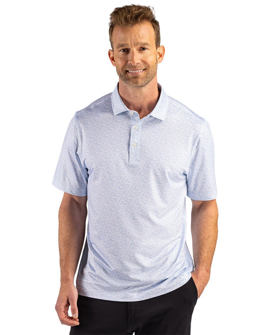 Cutter & Buck Pike Recycled Fern Print Mens Big & Tall Polo Big & Tall