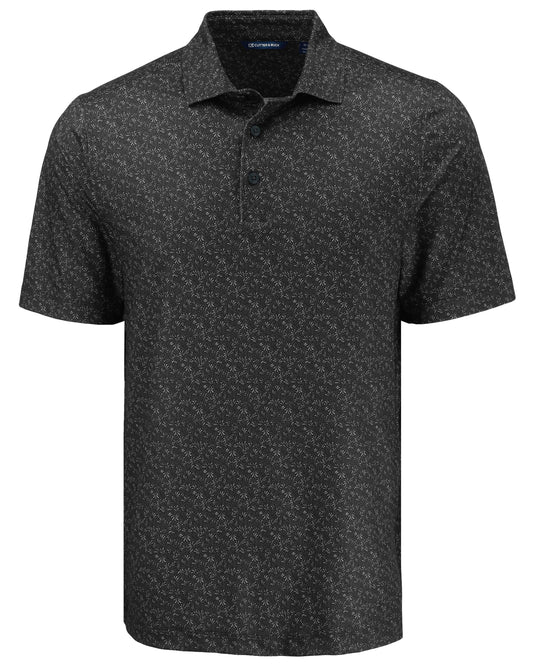 Cutter & Buck Pike Recycled Fern Print Mens Polo