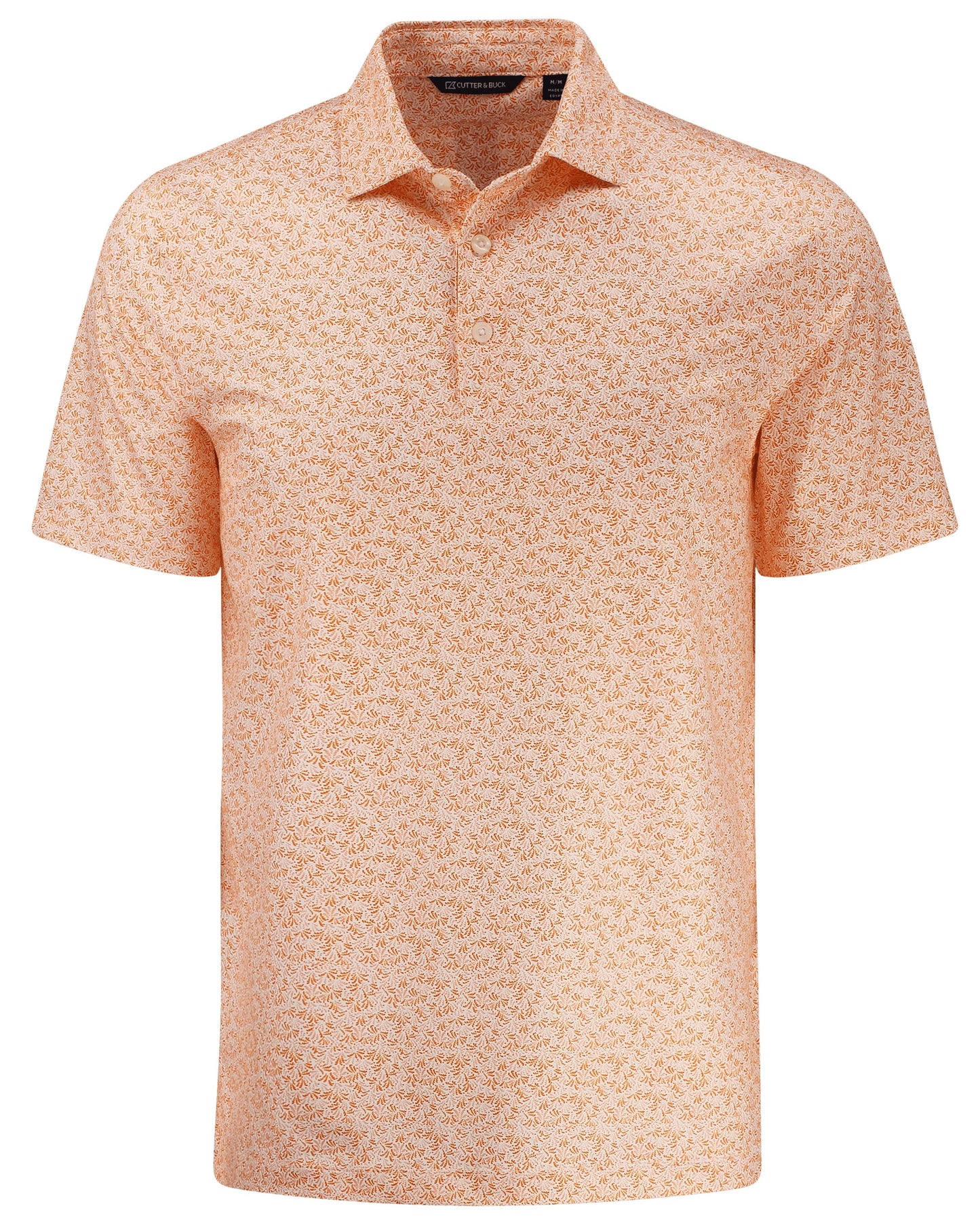 Cutter & Buck Pike Recycled Fern Print Mens Polo