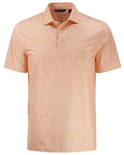Cutter & Buck Pike Recycled Fern Print Mens Polo