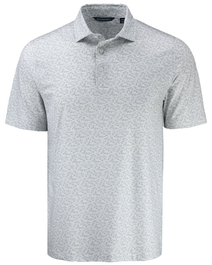 Cutter & Buck Pike Recycled Fern Print Mens Polo