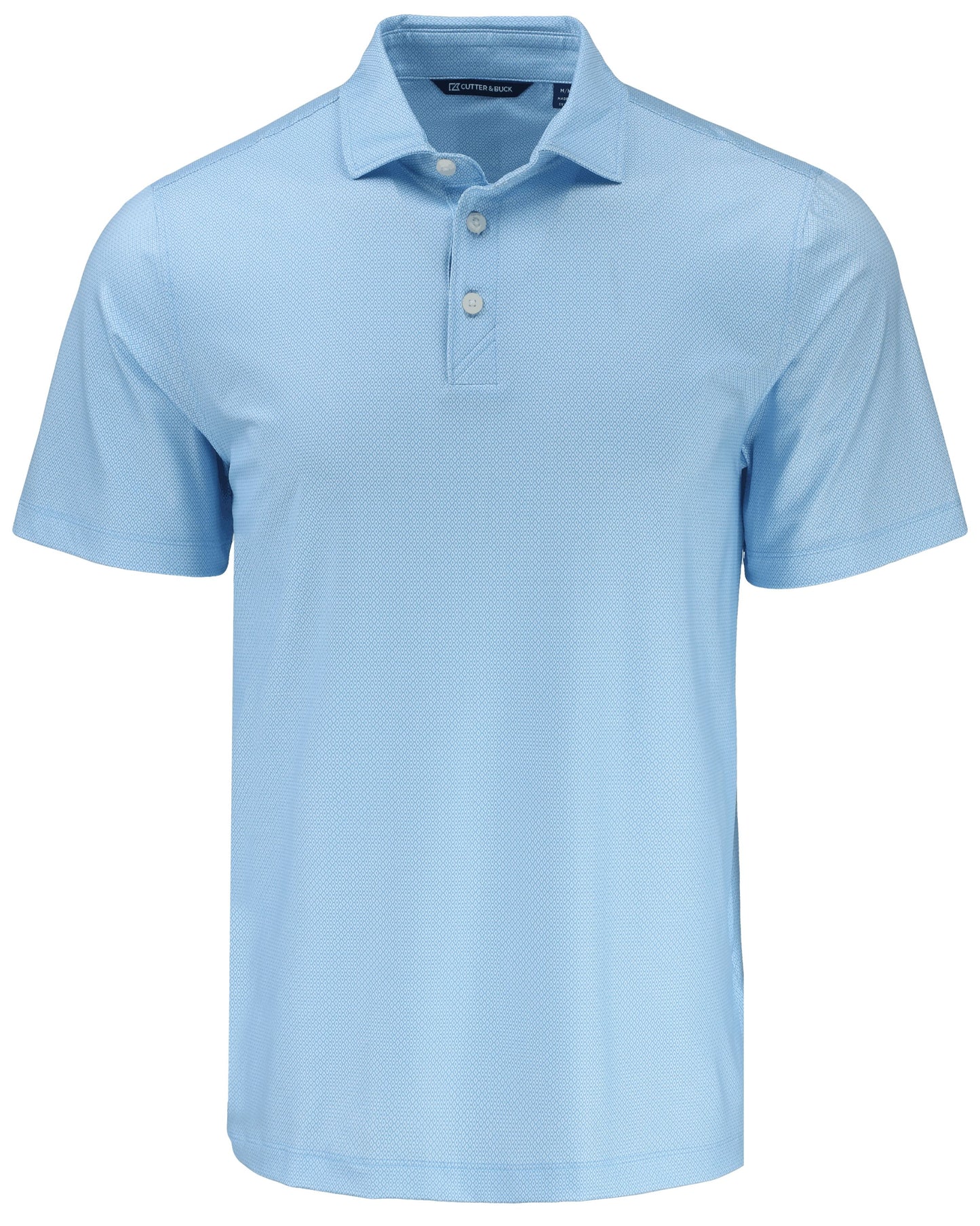 Cutter & Buck Pike Recycled Lattice Print Mens Polo