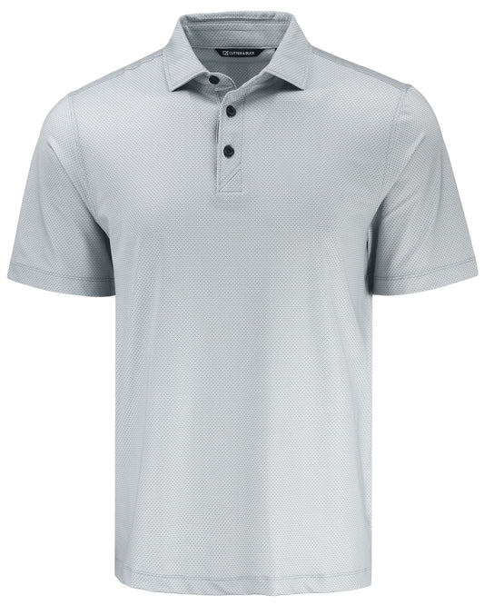 Cutter & Buck Pike Recycled Lattice Print Mens Big & Tall Polo Big & Tall