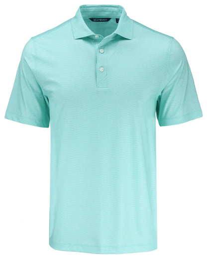 Cutter & Buck Pike Recycled Lattice Print Mens Polo