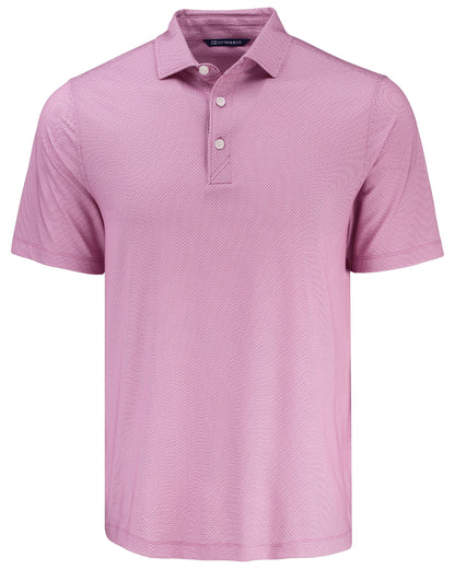 Cutter & Buck Pike Recycled Lattice Print Mens Polo