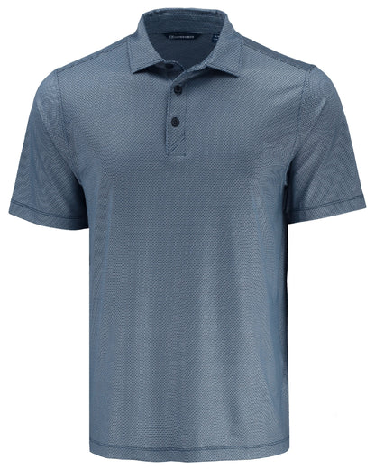 Cutter & Buck Pike Recycled Lattice Print Mens Big & Tall Polo Big & Tall