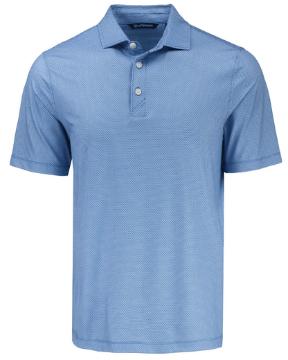 Cutter & Buck Pike Recycled Lattice Print Mens Polo