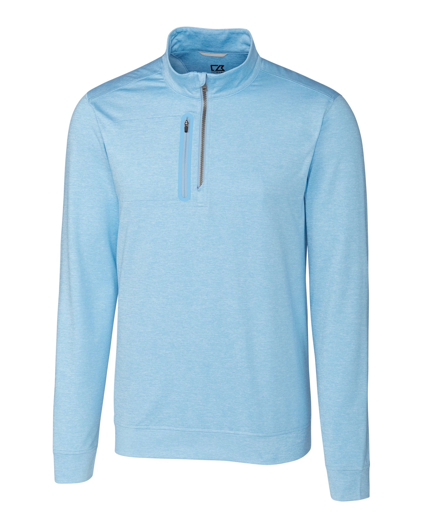 Cutter & Buck Stealth Heathered Mens Quarter Zip