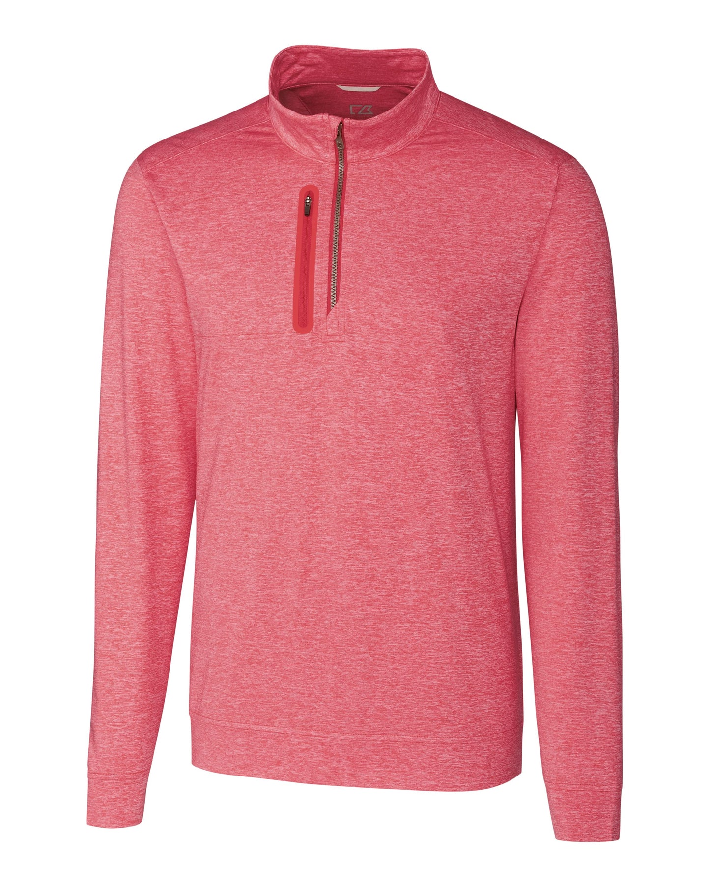 Cutter & Buck Stealth Heathered Mens Quarter Zip