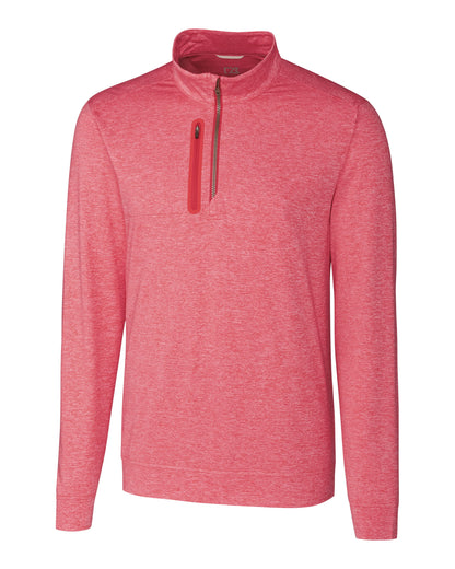 Cutter & Buck Stealth Heathered Mens Quarter Zip