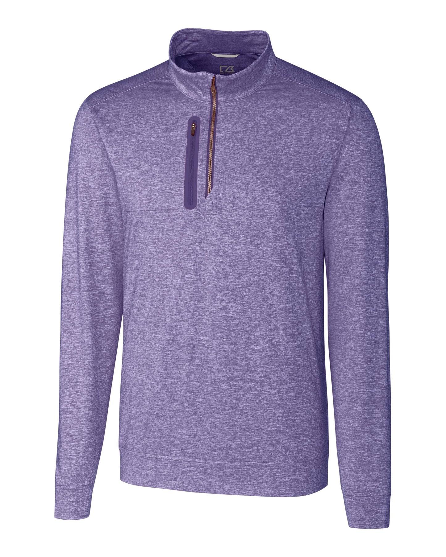 Cutter & Buck Stealth Heathered Mens Quarter Zip