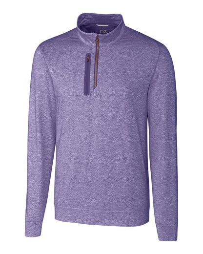 Cutter & Buck Stealth Heathered Mens Quarter Zip