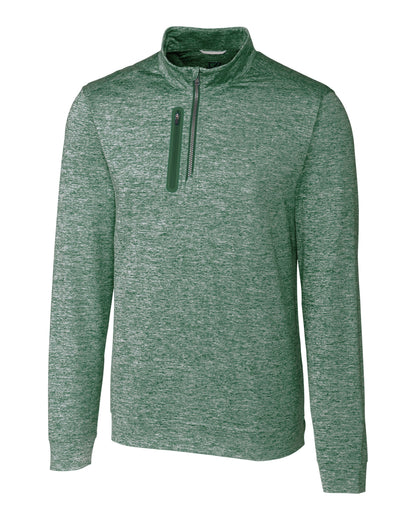 Cutter & Buck Stealth Heathered Mens Quarter Zip