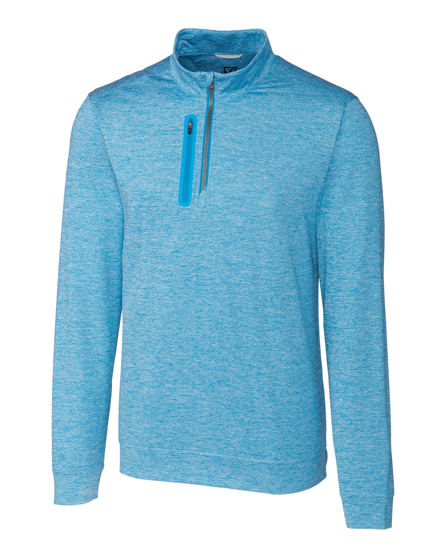 Cutter & Buck Stealth Heathered Mens Quarter Zip