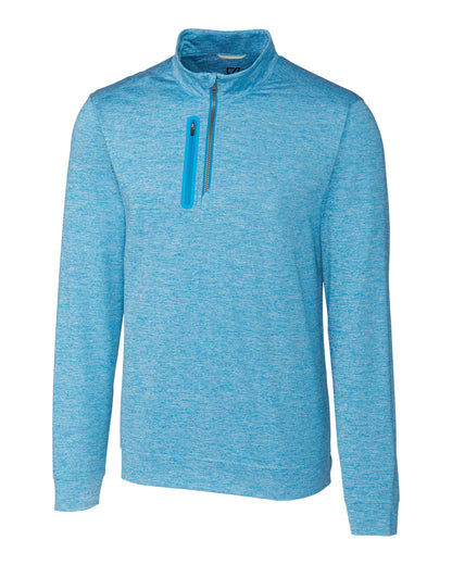 Cutter & Buck Stealth Heathered Mens Quarter Zip