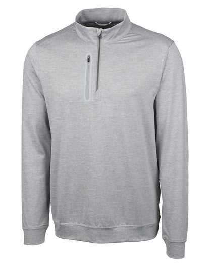 Cutter & Buck Stealth Heathered Mens Quarter Zip