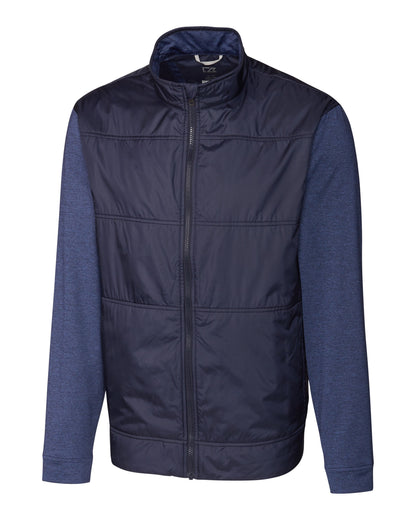 Cutter & Buck Stealth Recycled Hybrid Quilted Mens Windbreaker Jacket