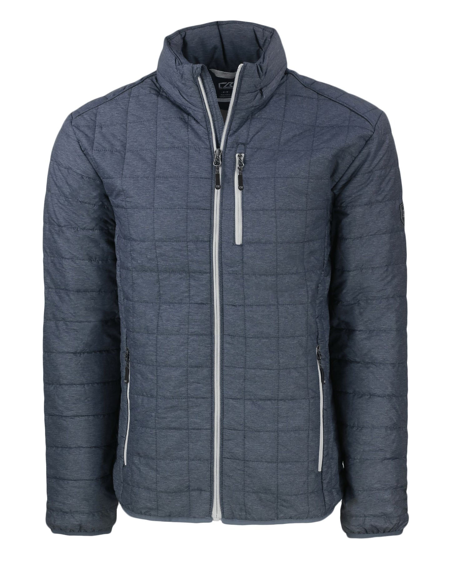 Cutter & Buck Rainier Recycled Insulated Puffer Mens Full Zip Jacket