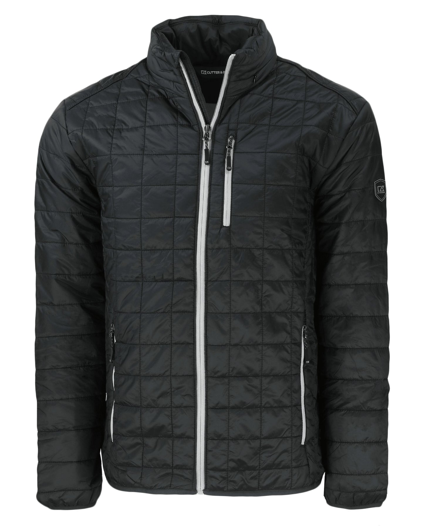 Cutter & Buck Rainier Recycled Insulated Puffer Mens Full Zip Jacket