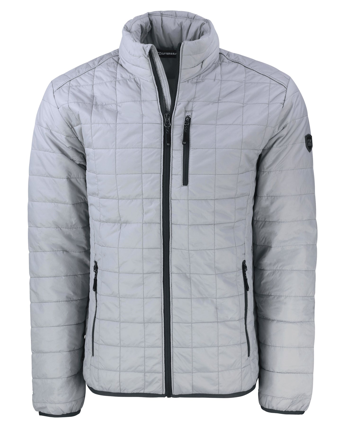 Cutter & Buck Rainier Recycled Insulated Puffer Mens Full Zip Jacket