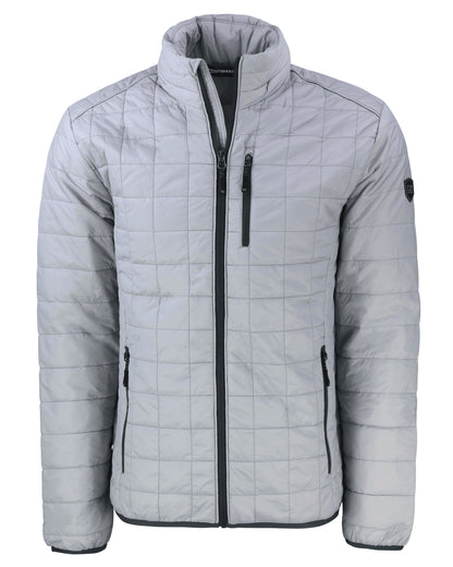 Cutter & Buck Rainier Recycled Insulated Puffer Mens Full Zip Jacket