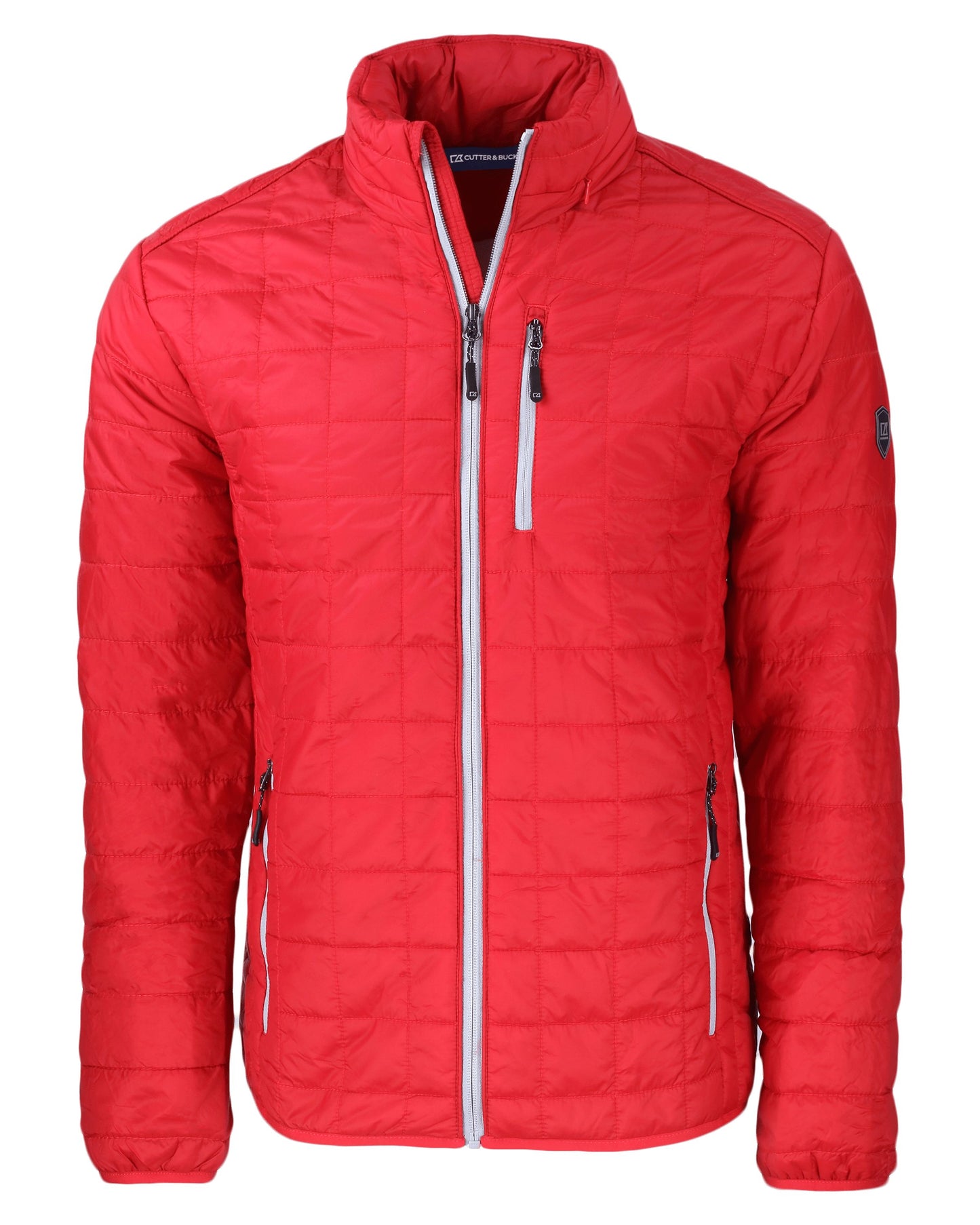 Cutter & Buck Rainier Recycled Insulated Puffer Mens Full Zip Jacket