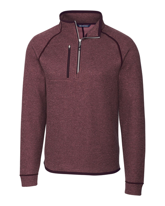 Cutter & Buck Mainsail Sweater-Knit Mens Half Zip Jacket