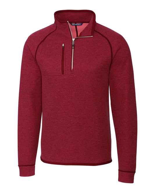 Cutter & Buck Mainsail Sweater-Knit Mens Half Zip Jacket