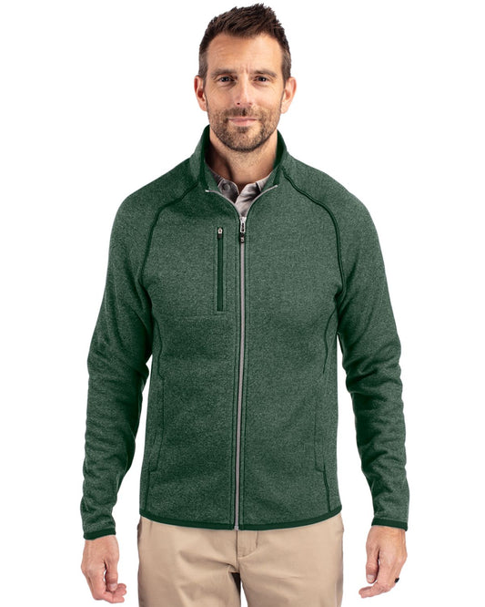 Cutter & Buck Mainsail Sweater-Knit Mens Full Zip Jacket - MCO00050