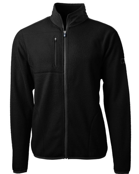 Cutter & Buck Cascade Epic Comfort Recycled Sherpa Fleece Mens Full Zip Jacket
