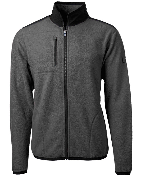 Cutter & Buck Cascade Epic Comfort Recycled Sherpa Fleece Mens Full Zip Jacket