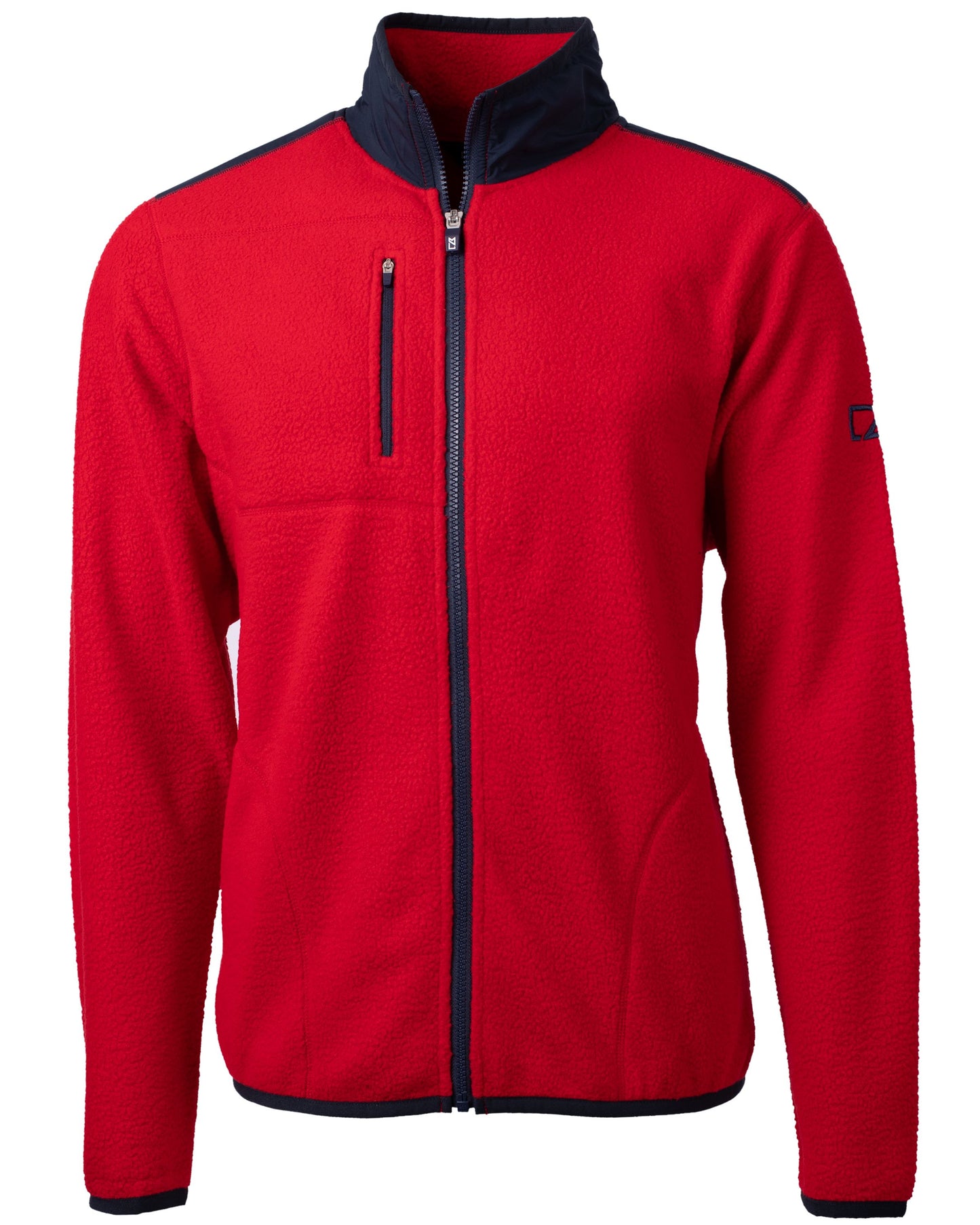 Cutter & Buck Cascade Epic Comfort Recycled Sherpa Fleece Mens Full Zip Jacket
