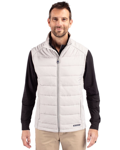Cutter & Buck Evoke Hybrid Softshell Recycled Mens Full Zip Vest - MCO00076