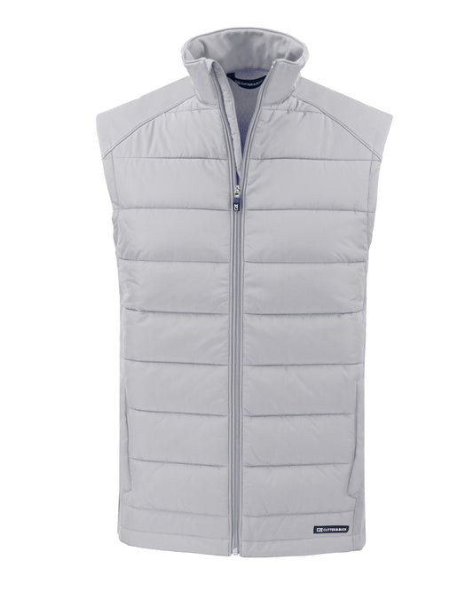 Cutter & Buck Evoke Epic Versatility Recycled Hybrid Softshell Mens Full Zip Vest