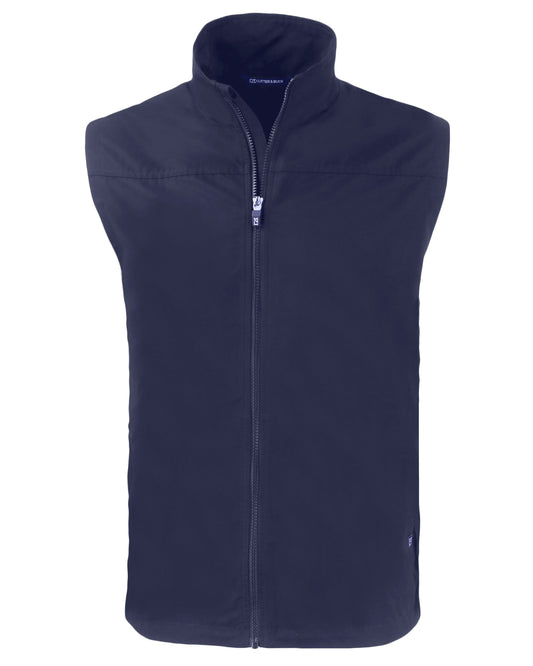 Cutter & Buck Charter Epic Versatility Recycled Packable Mens Big & Tall Full Zip Vest Big & Tall
