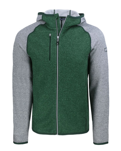 Cutter & Buck Mainsail Sweater-Knit Mens Full Zip Hooded Jacket