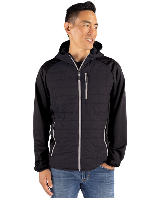 Cutter & Buck Rainier Primaloft Mens Eco Full Zip Hybrid Jacket - MCO00092