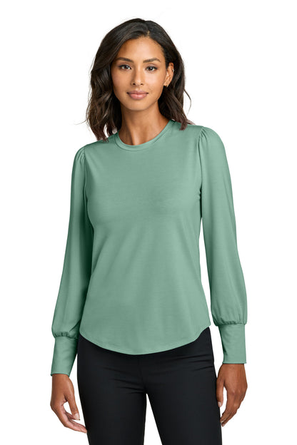 Mercer+Mettle® Women's Stretch Jersey Long Sleeve Blouson Top