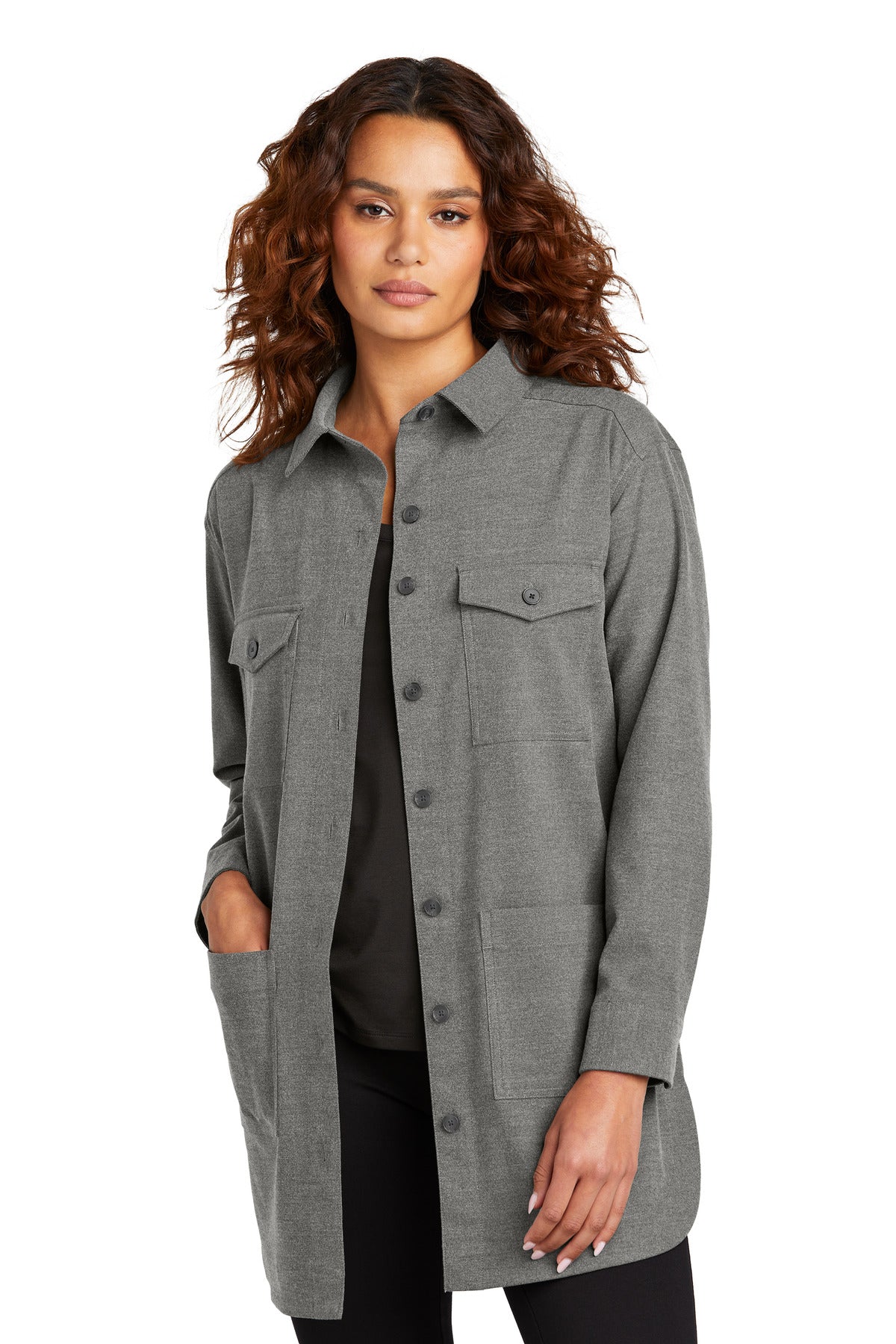 Mercer+Mettle? Women's Long Sleeve Twill Overshirt MM20