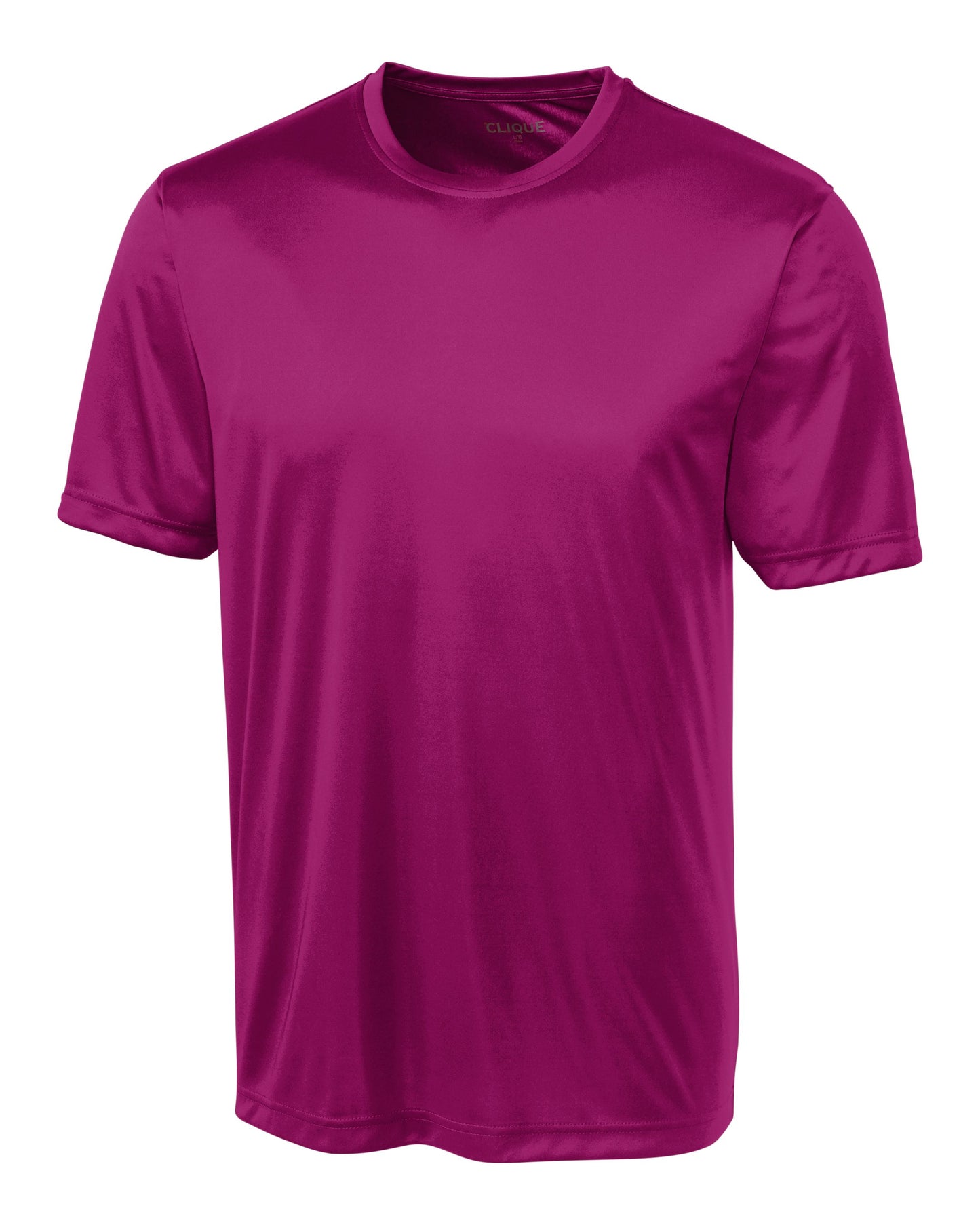 Clique Spin Solution-dyed Performance Jersey Mens Short Sleeve Tee