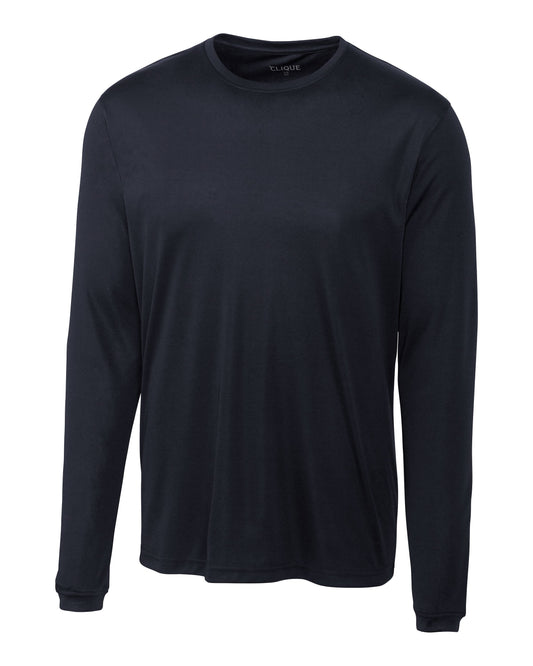 Clique Spin Solution-dyed Performance Jersey Mens Long Sleeve Tee