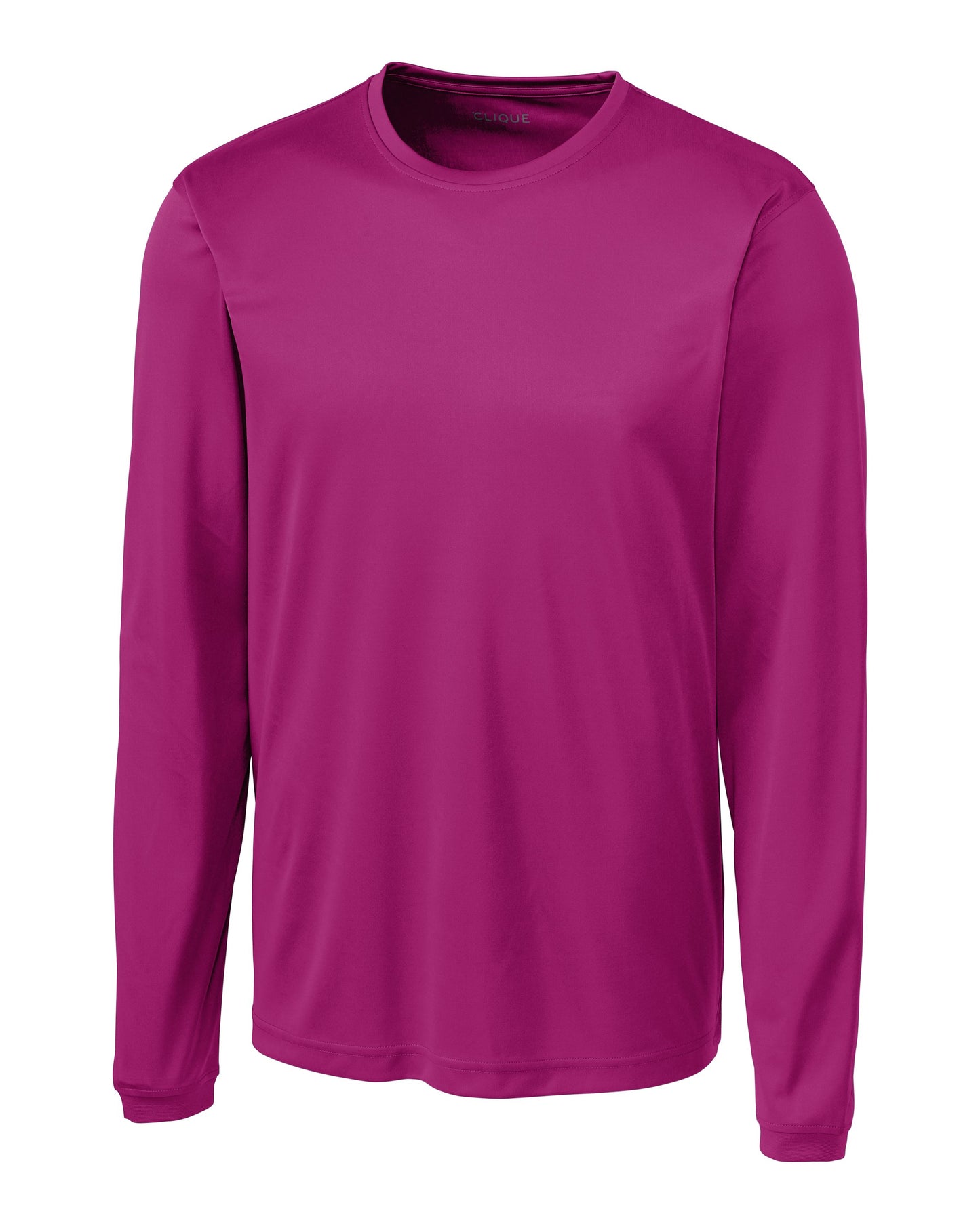 Clique Spin Solution-dyed Performance Jersey Mens Long Sleeve Tee