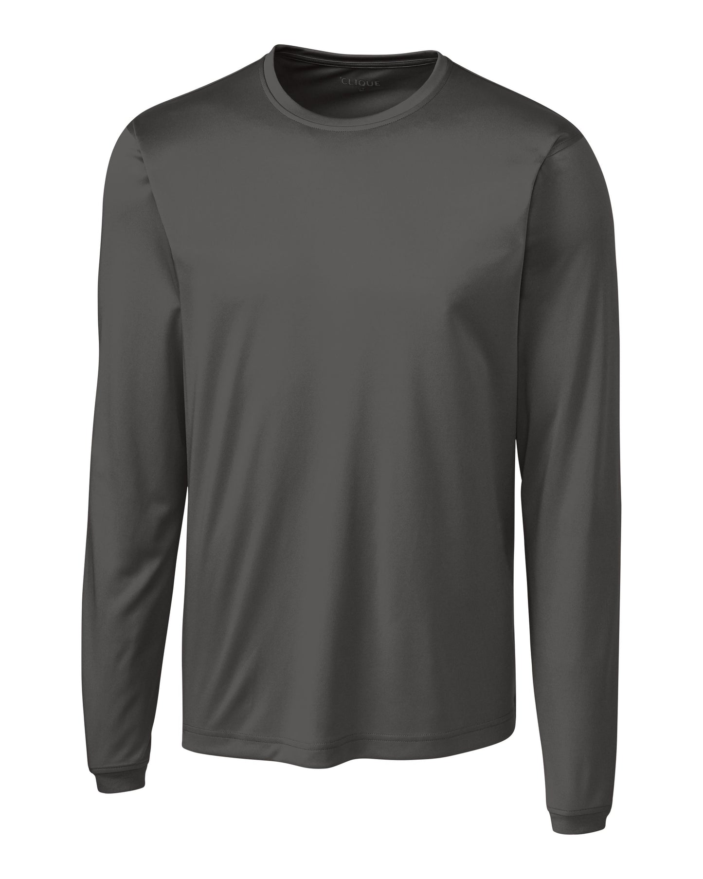 Clique Spin Solution-dyed Performance Jersey Mens Long Sleeve Tee