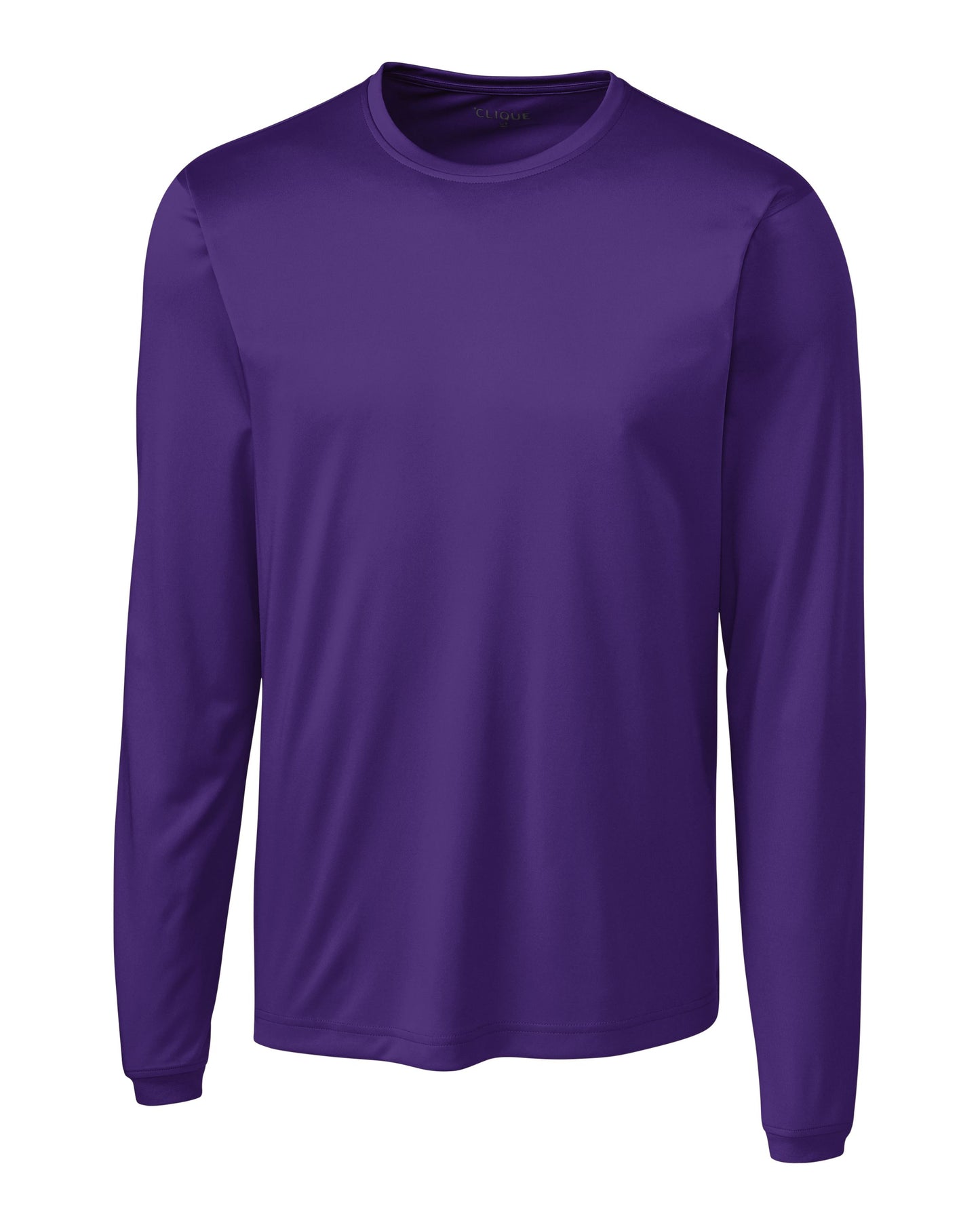 Clique Spin Solution-dyed Performance Jersey Mens Long Sleeve Tee