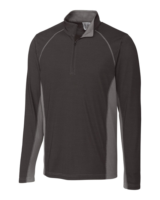 Clique Ice Pique Colorblock Tech Mens Half Zip