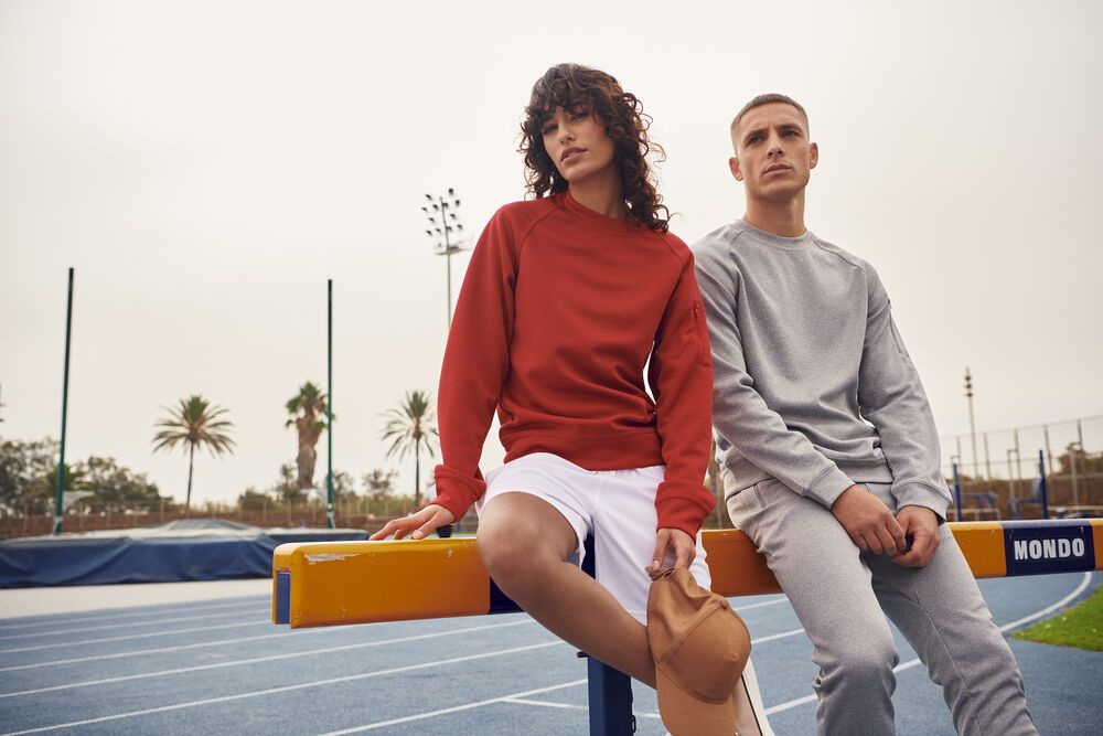 Clique Lift Solution-dyed Performance Unisex Crewneck Sweatshirt