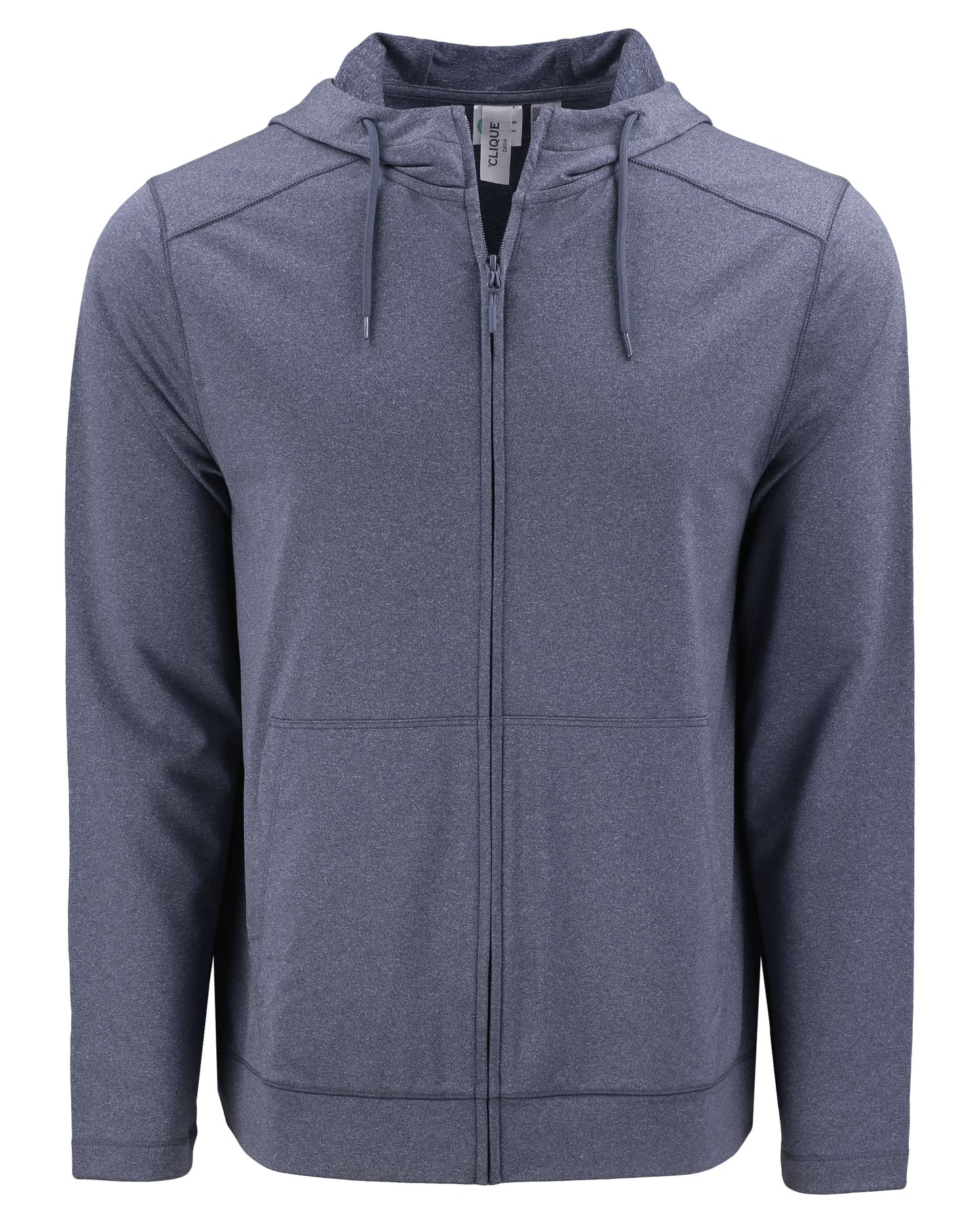Clique Dash Recycled Mens Full Zip Hooded Sweatshirt