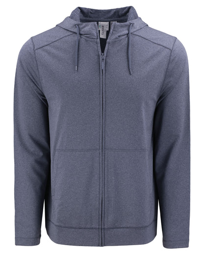 Clique Dash Recycled Mens Full Zip Hooded Sweatshirt
