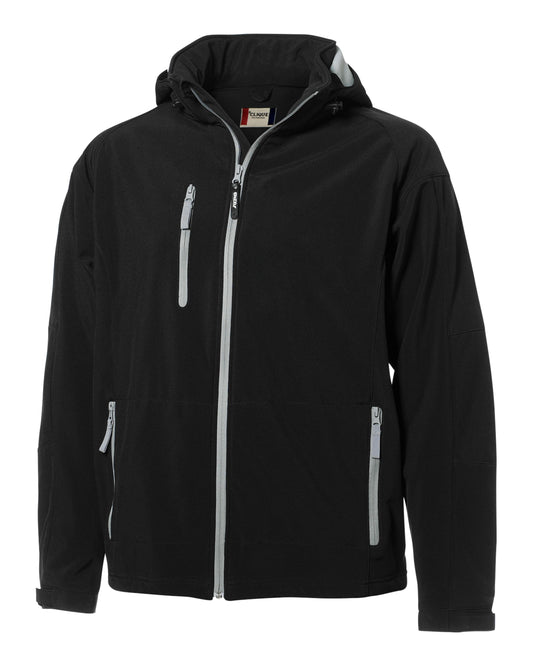 Clique Serac Stretch Softshell Mens Full Zip Jacket
